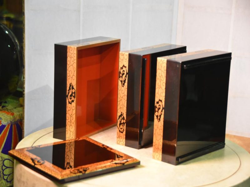 Jubako Japanese Lacquer Stacking Box - Image 6
