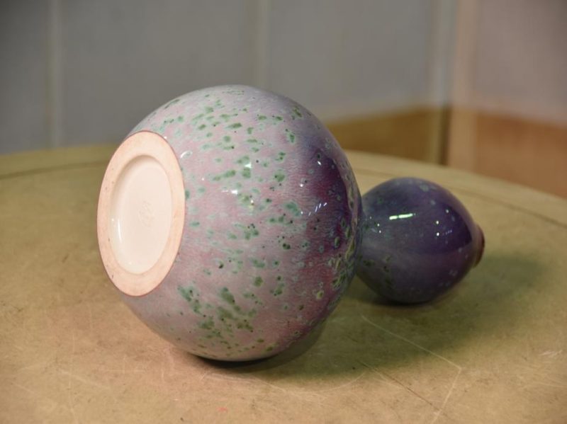 Japanese Flambe Glaze Vase by Matsuyama Gaei - Image 6