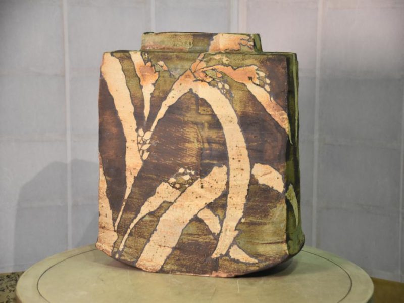 Japanese Studio Pottery Vase by Miyake Yoji