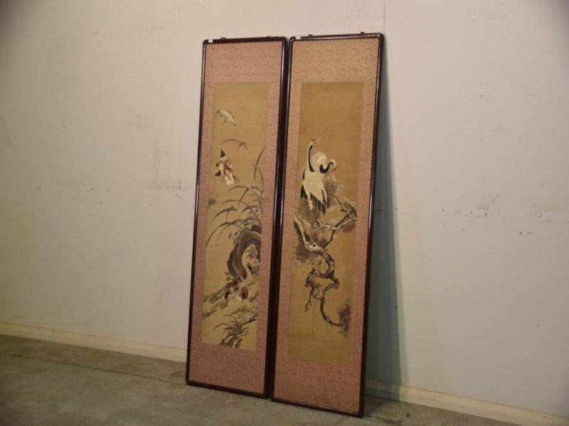 A Pair of Japanese Embroided Panels - Image 8