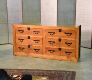 Japanese 6 Drawer Antique Sideboard