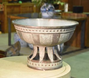 Japanese Bronze Garden Basin
