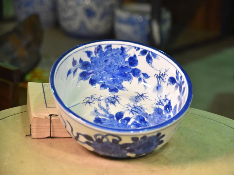 Japanese Blue and White Bowl - Image 2
