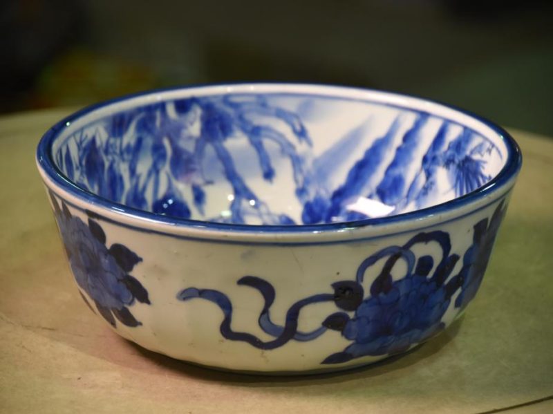 Japanese Blue and White Bowl - Image 6