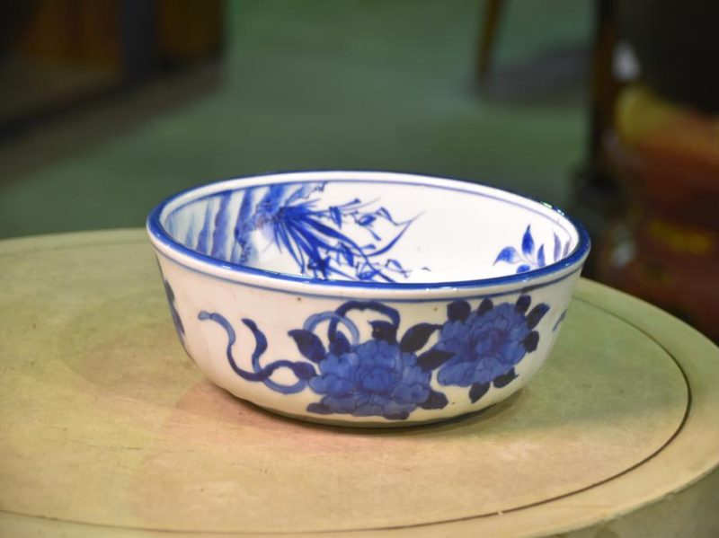 Japanese Blue and White Bowl - Image 4