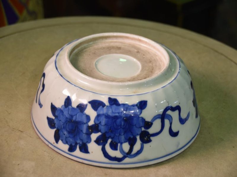 Japanese Blue and White Bowl - Image 3