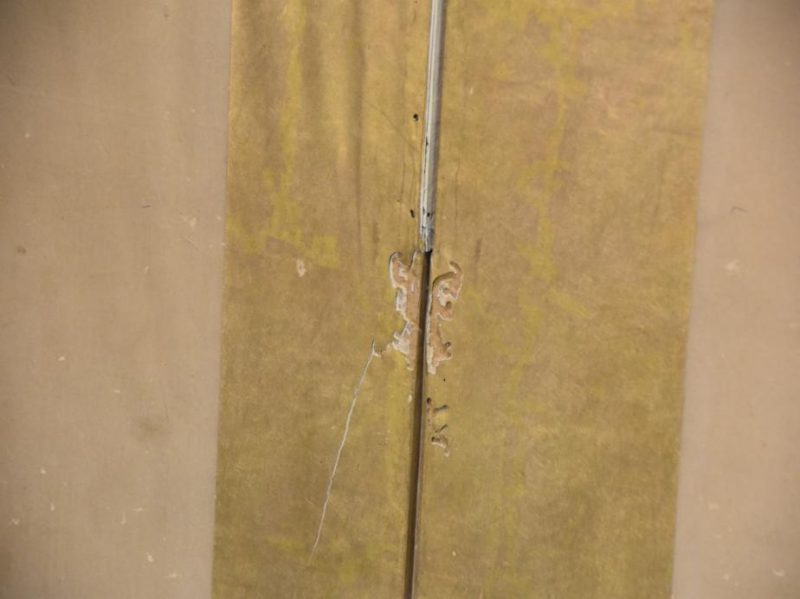Antique Japanese Byobu 6 Panel Screen - Image 11