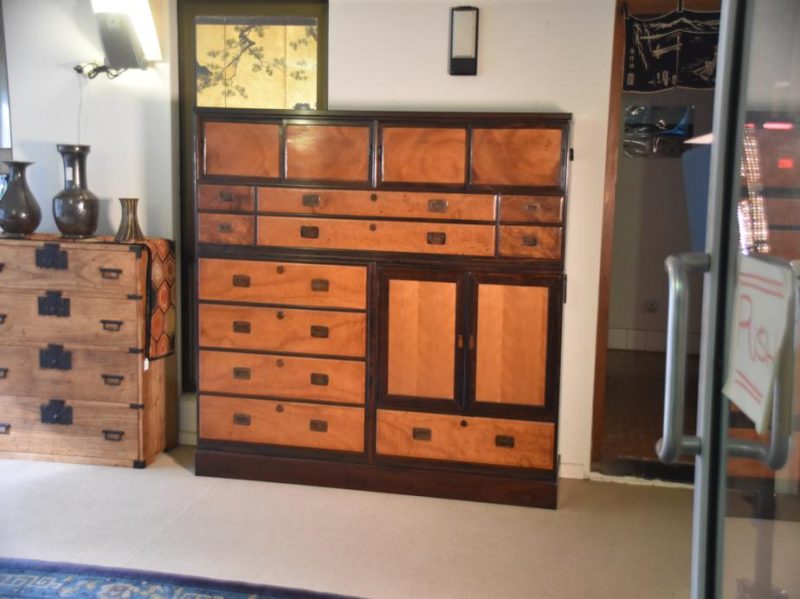 Japanese 5 Section Vintage Clothing Chest