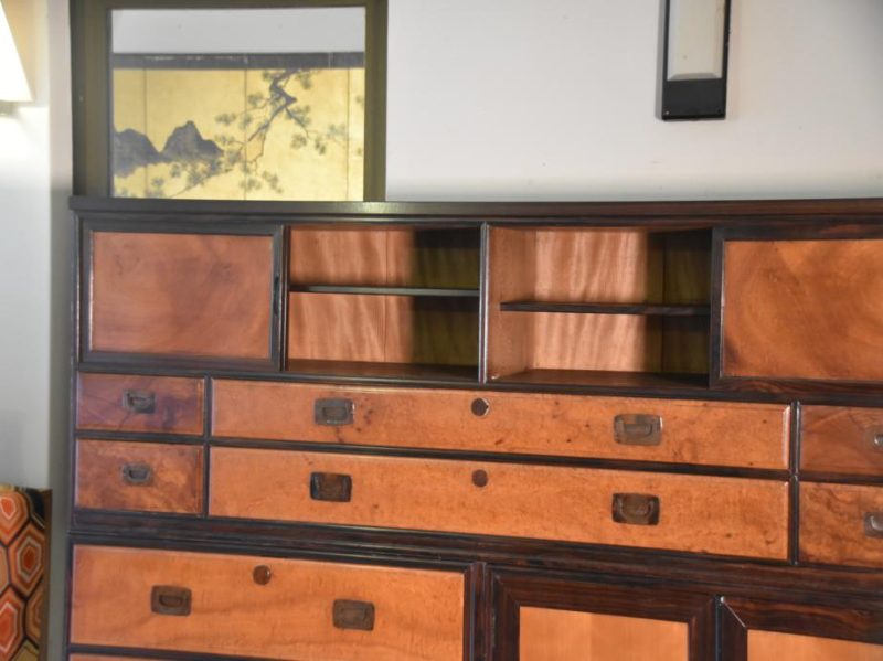 Japanese 5 Section Vintage Clothing Chest - Image 6