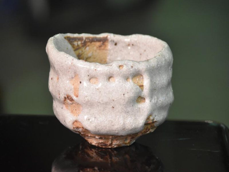 Japanese Wabi Sabi Chawan Tea Bowl by Murakoshi Takuma