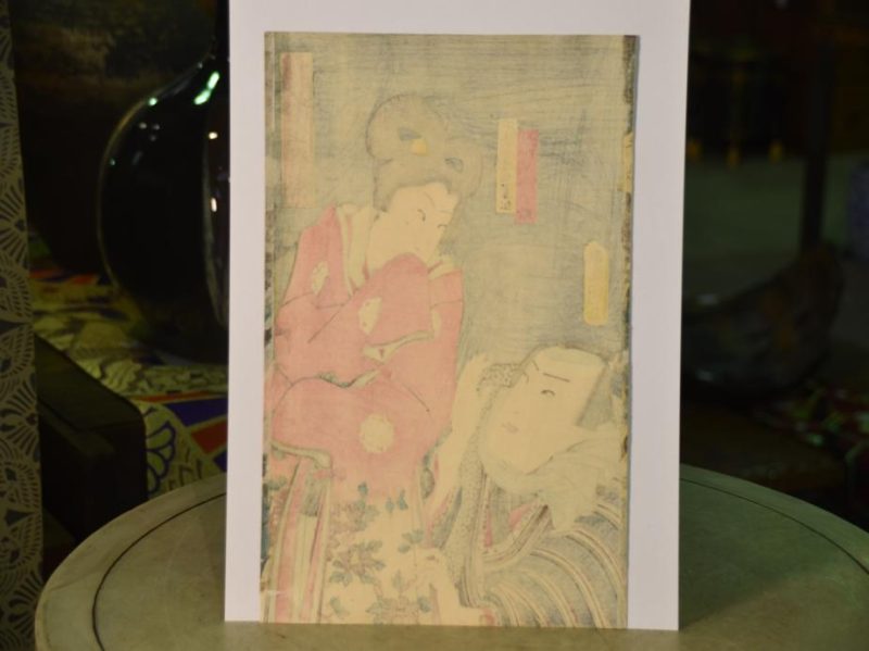 Edo Period Hanga Wood Block Print by Kunisada Toyokuni 111 - Image 3