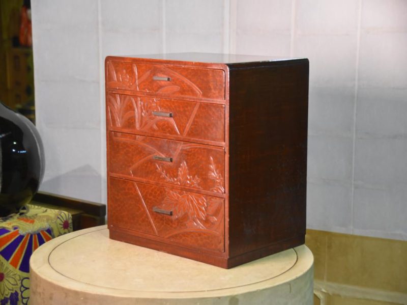 Kamakura Bori Lacquered Small Chest of Drawers - Image 13