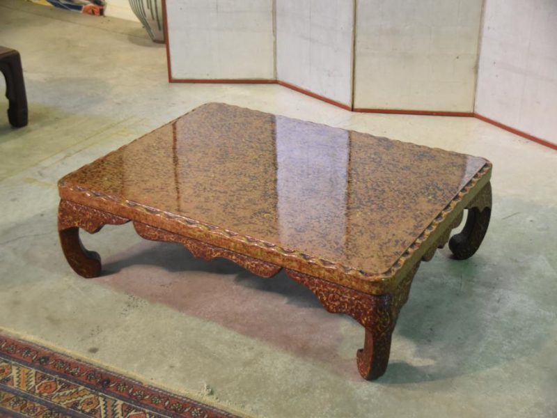 Japanese Lacquer Ware Coffee Table - Image 15