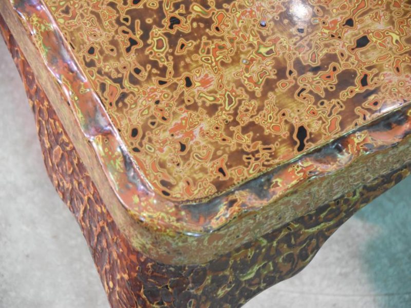 Japanese Lacquer Ware Coffee Table - Image 14