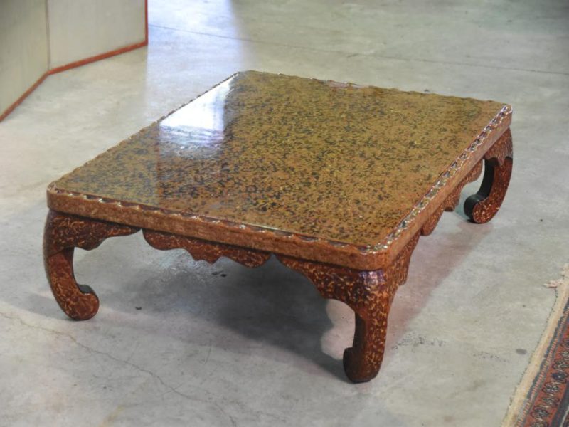 Japanese Lacquer Ware Coffee Table - Image 12