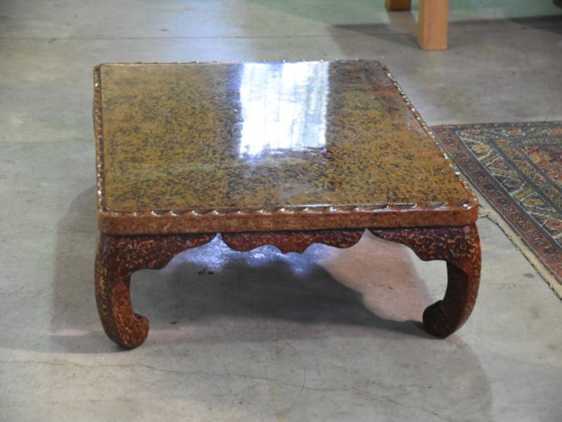 Japanese Lacquer Ware Coffee Table - Image 11