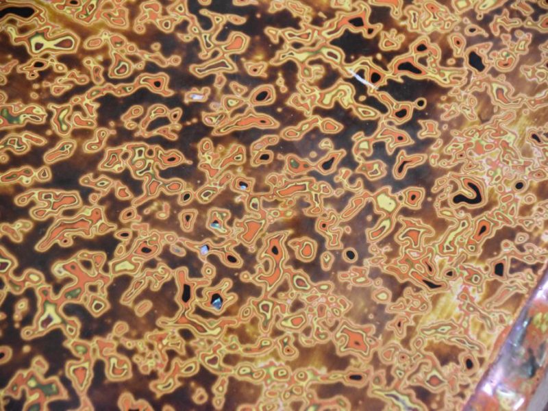 Japanese Lacquer Ware Coffee Table - Image 8