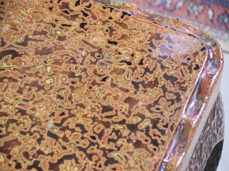 Japanese Lacquer Ware Coffee Table - Image 7