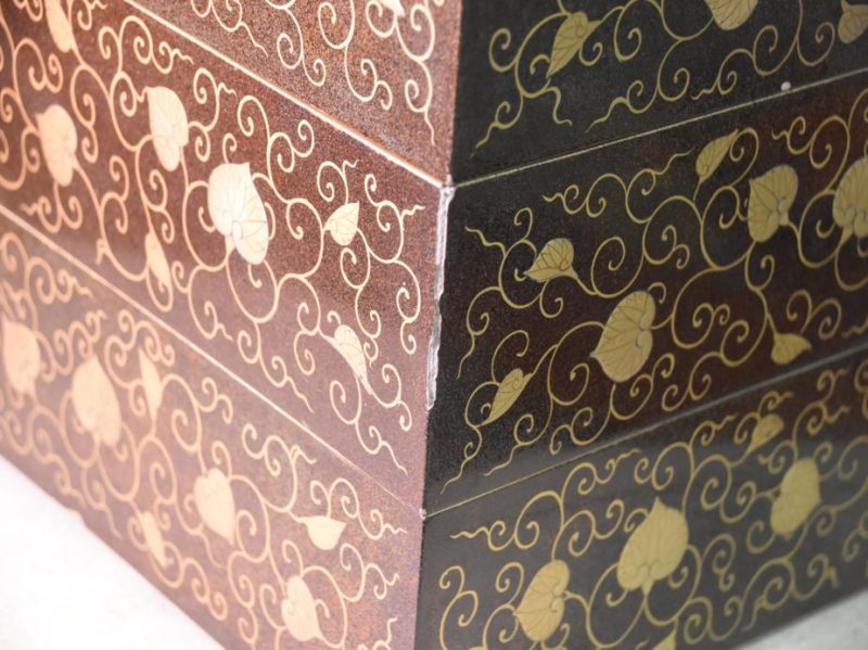 Jubako Lacquer 3 Tiered Lidded Box - Image 3