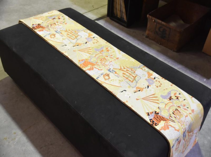 Vintage Japanese Maru Obi Sash - Image 6