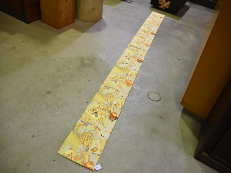 Vintage Japanese Maru Obi Sash - Image 5