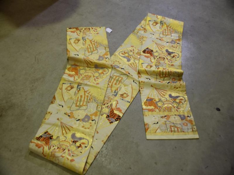 Vintage Japanese Maru Obi Sash - Image 4