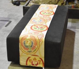 Silk Brocade Vintage Obi Table Runner