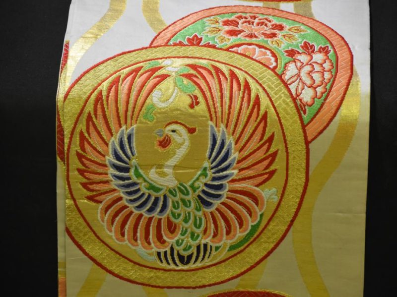 Silk Brocade Vintage Obi Table Runner - Image 2