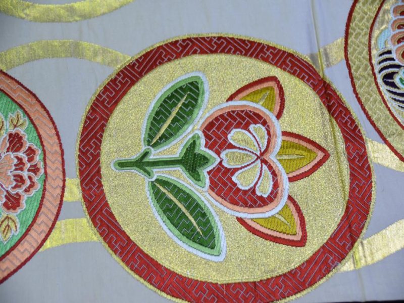Silk Brocade Vintage Obi Table Runner - Image 7