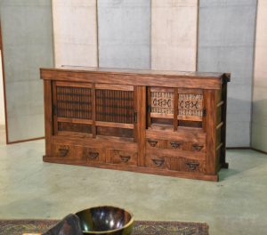 Japanese Antique Wooden Sideboard