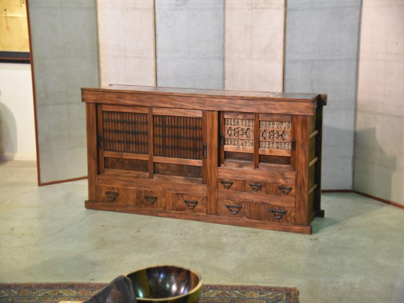 Japanese Antique Wooden Sideboard