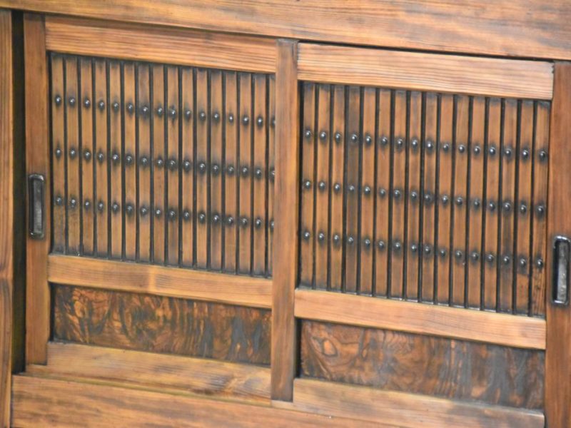 Japanese Antique Wooden Sideboard - Image 13