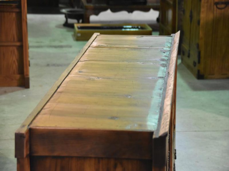 Japanese Antique Wooden Sideboard - Image 3