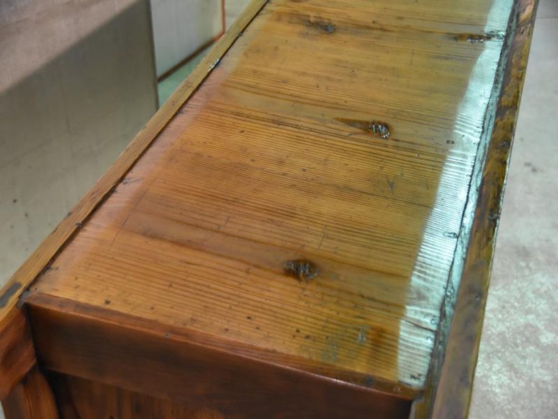 Japanese Antique Wooden Sideboard - Image 2