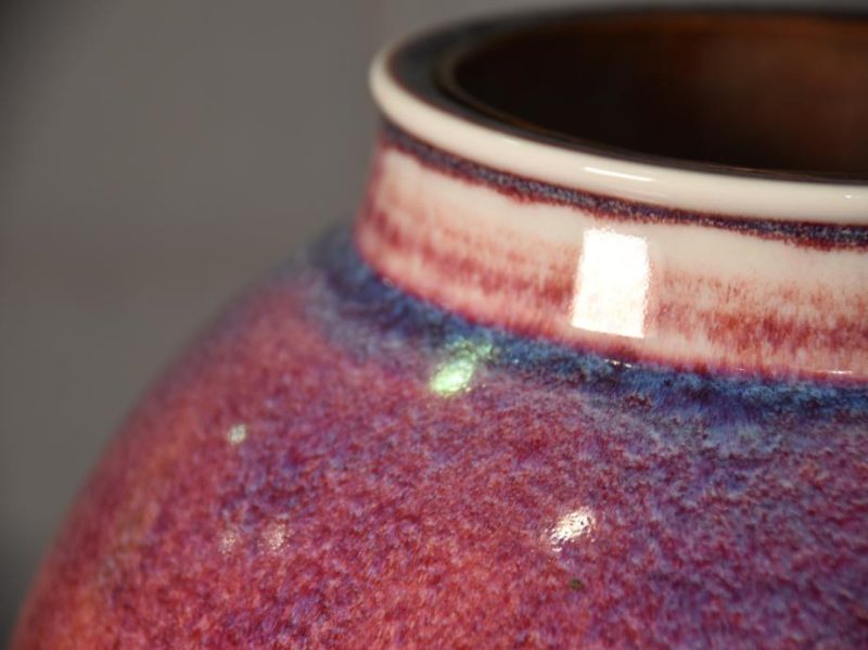 Japanese Flambe Vase - Image 14