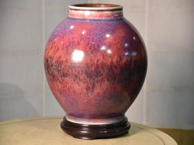 Japanese Flambe Vase - Image 11