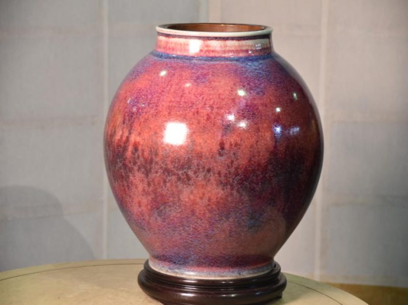 Japanese Flambe Vase - Image 10