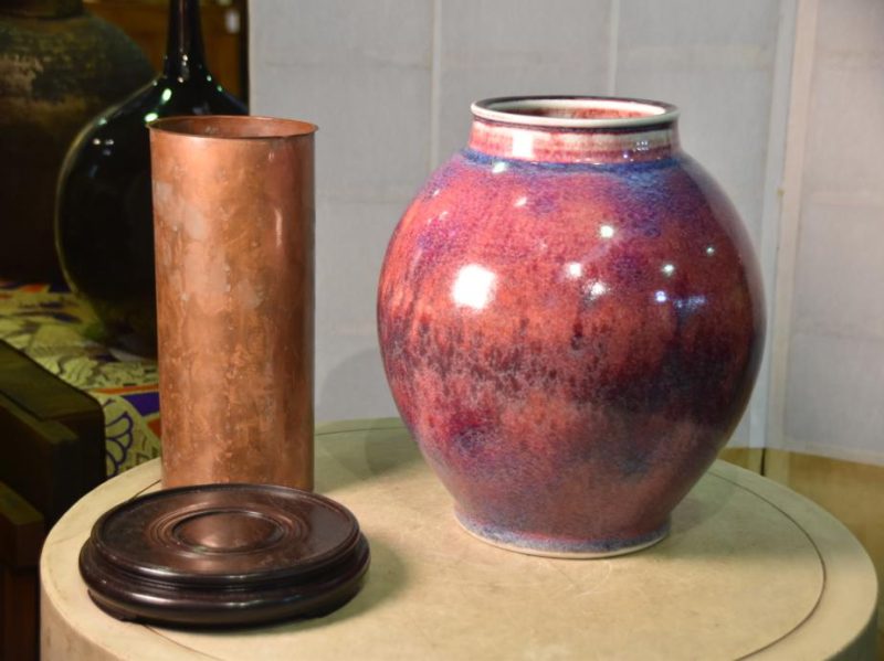 Japanese Flambe Vase - Image 8