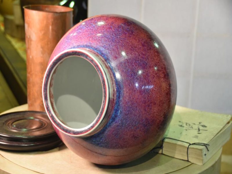 Japanese Flambe Vase - Image 7