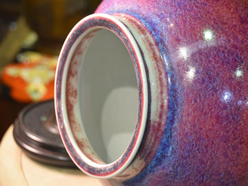 Japanese Flambe Vase - Image 6
