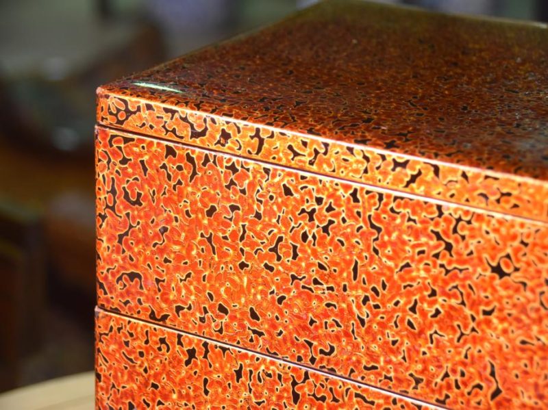 Japanese Wakasa Lacquer Stacking Box Jubako - Image 5