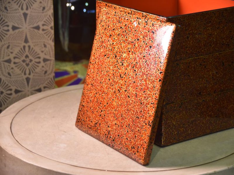 Japanese Wakasa Lacquer Stacking Box Jubako - Image 4
