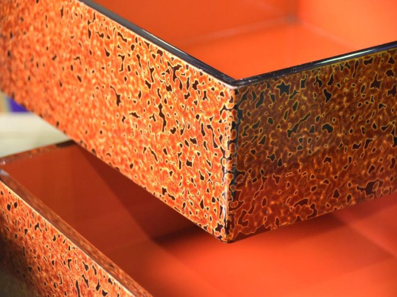 Japanese Wakasa Lacquer Stacking Box Jubako - Image 2