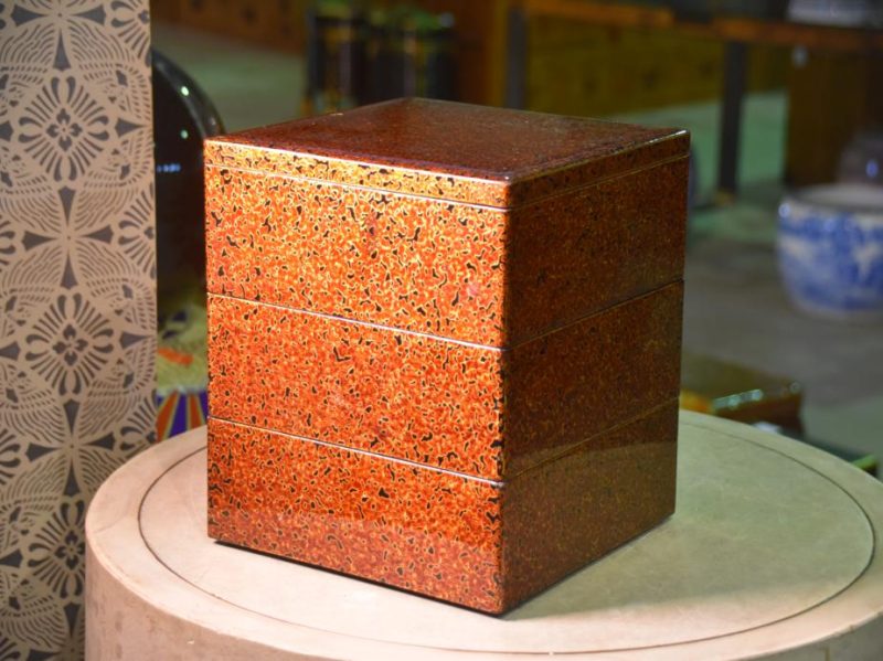 Japanese Wakasa Lacquer Stacking Box Jubako - Image 8