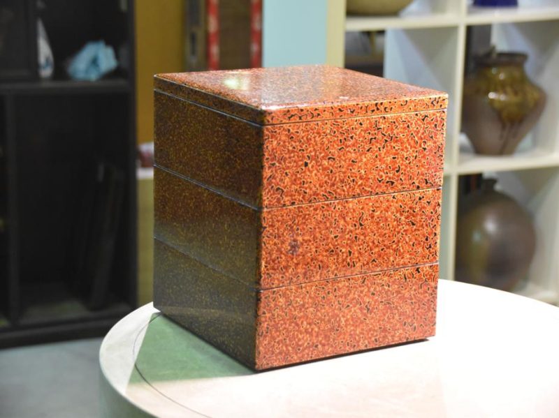 Japanese Wakasa Lacquer Stacking Box Jubako - Image 9