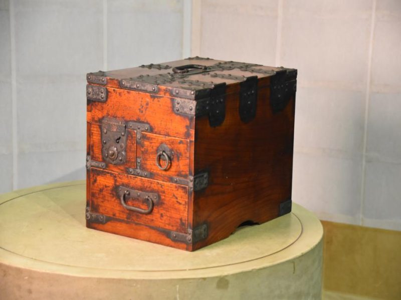 Japanese Antique Writing and Money Collection Box