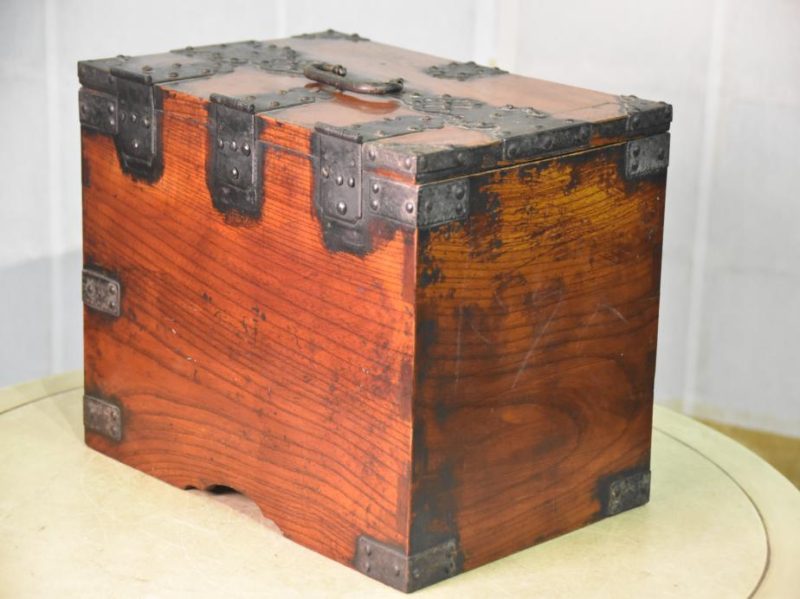 Japanese Antique Writing and Money Collection Box - Image 5