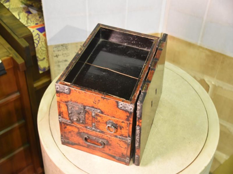 Japanese Antique Writing and Money Collection Box - Image 2