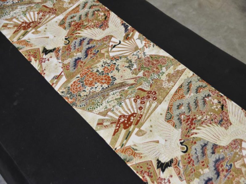 Japanese Silk Brocade Obi - Image 6