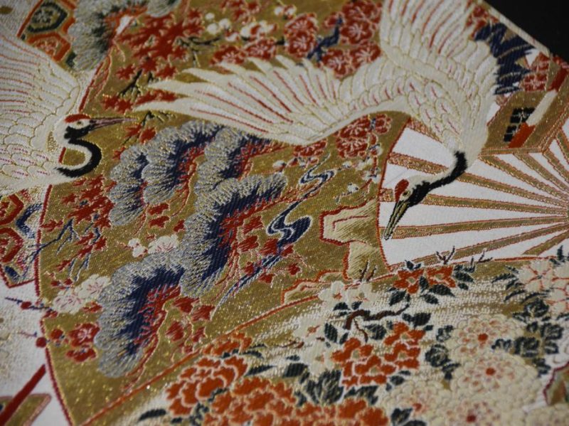Japanese Silk Brocade Obi - Image 4